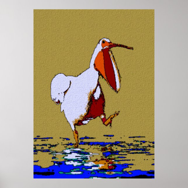 Affiches Marche comique Pelican Louisiane (Devant)