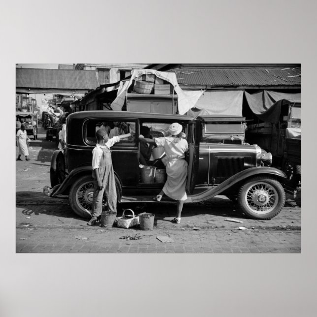 Affiches Marché de la Nouvelle-Orléans, années 1930 (Devant)