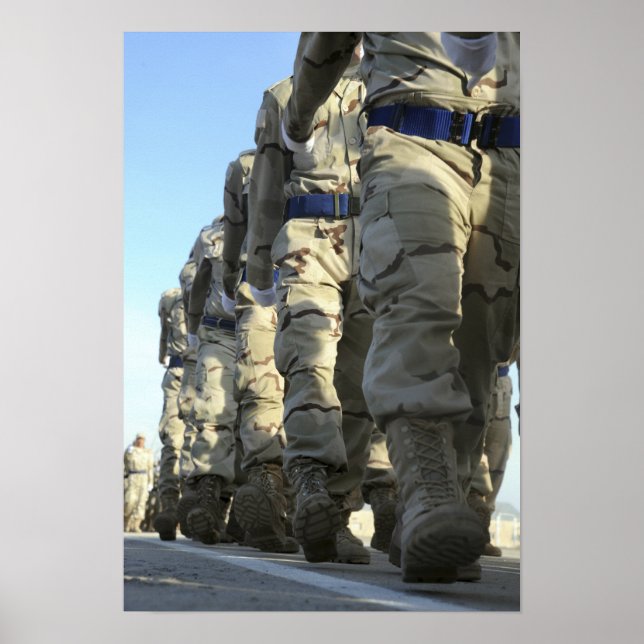 Affiches Marche des recrues de l'aviation irakienne (Devant)