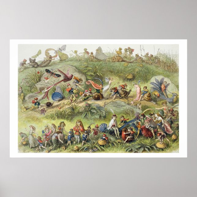 Affiches Marche triomphale de l'Elf-Roi, illustration de (Devant)