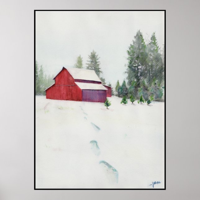 Affiches "Marches neigeuses" (Devant)