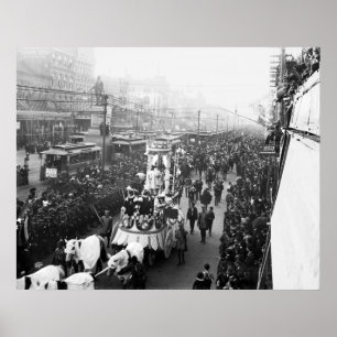 Affiches Mardi Gras, 1900