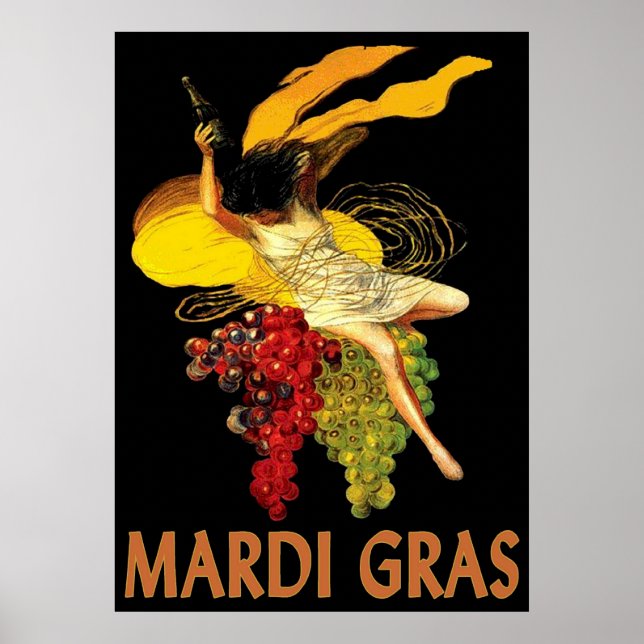 Affiches Mardi Gras Maid aux raisins (Devant)