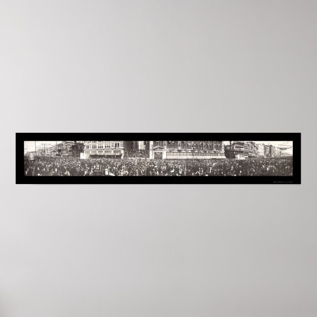 Affiches Mardi Gras Parade Photo 1910 (Devant)