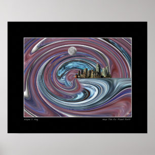 Affiches Marée pour la planète Terre