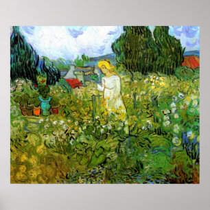 Affiches Marguerite Gachet au jardin par Vincent van Gogh