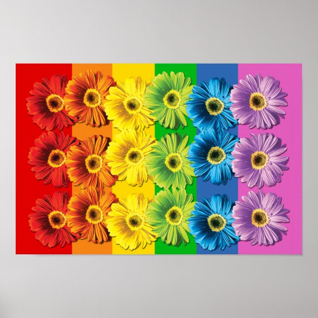 Affiches Margueurs arc-en-ciel (Devant)
