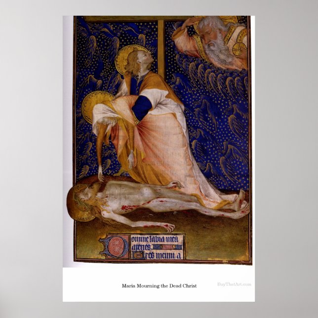 Affiches Maria pleure le Christ mort (Devant)