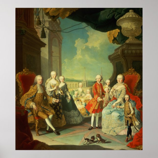 Affiches Maria Theresa et son mari (Devant)