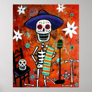 AFFICHES MARIACHI DIA DE LOS MUERTOS