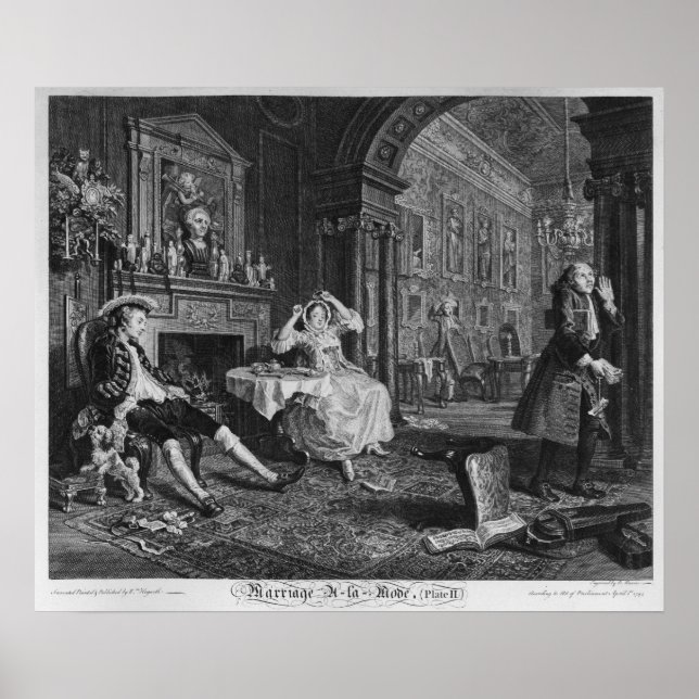 Affiches Mariage à la mode (Devant)