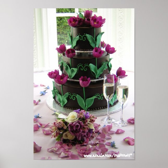 Affiches Mariage Cake-Print. (Devant)