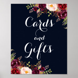 Affiches Mariage Des Cartes Et Cadeaux Floraux De La Marine