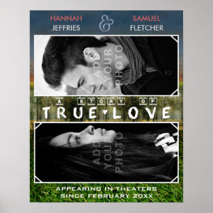 Affiches Mariage ou Fiançailles Famille Photo Film romantiq