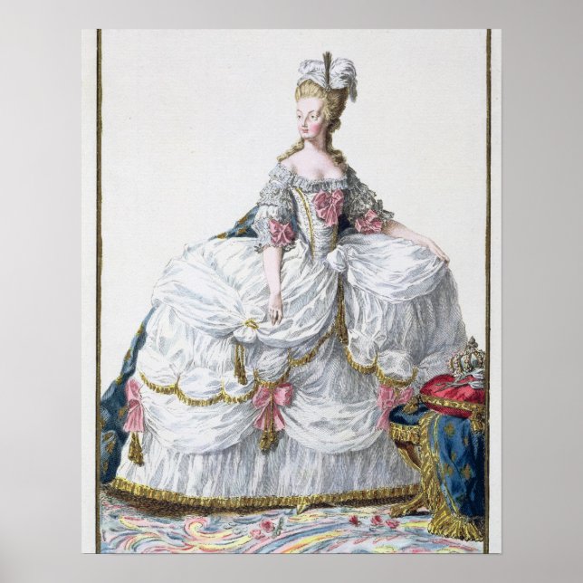 Affiches Marie Antoinette (1752-93) from 'Receuil des Estam (Devant)