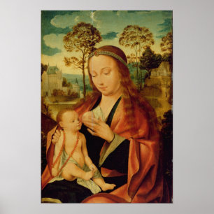 Affiches Marie avec le Christ Enfant, début du 16ème siècle