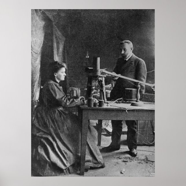 Affiches Marie Curie avec mari (Devant)