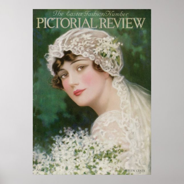 Affiches Mariée vintage de Pâques (Devant)