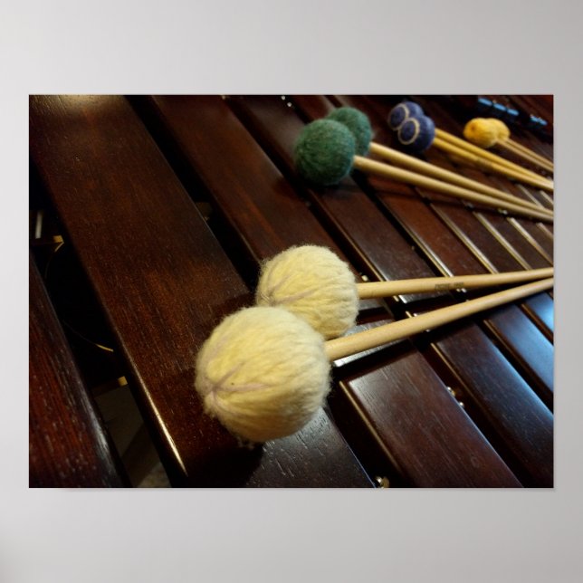 Affiches Marimba Mallets sur Marimba (Devant)