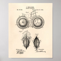 Marine Velocipede 1895 Brevet Art Vieux Poivre