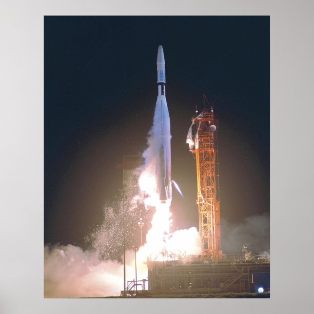 Affiches Mariner I 1 fusée dans l'espace vers Vénus NASA (Devant)