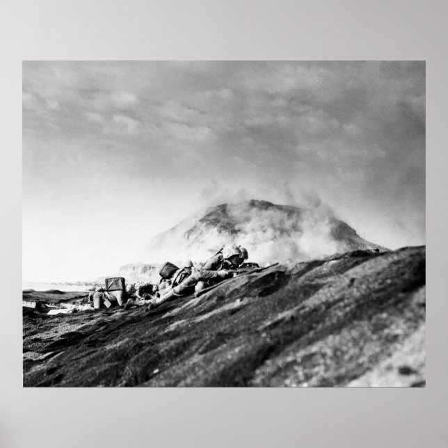 Affiches Marines 2ème guerre mondiale sur Iwo Jima Beachhea (Devant)