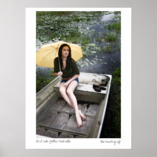 Affiches Maris-7069, Fille avec parapluie jaune, Lee Vand..