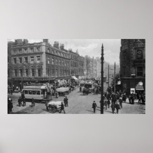 Affiches Market Street, Manchester, c.1910
