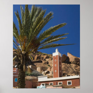 Affiches MAROC, Anti Atlas, TAFRAOUTE Zone : ADAI, Rouge