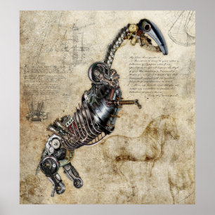 Affiches Marque de démarrage de la machine1