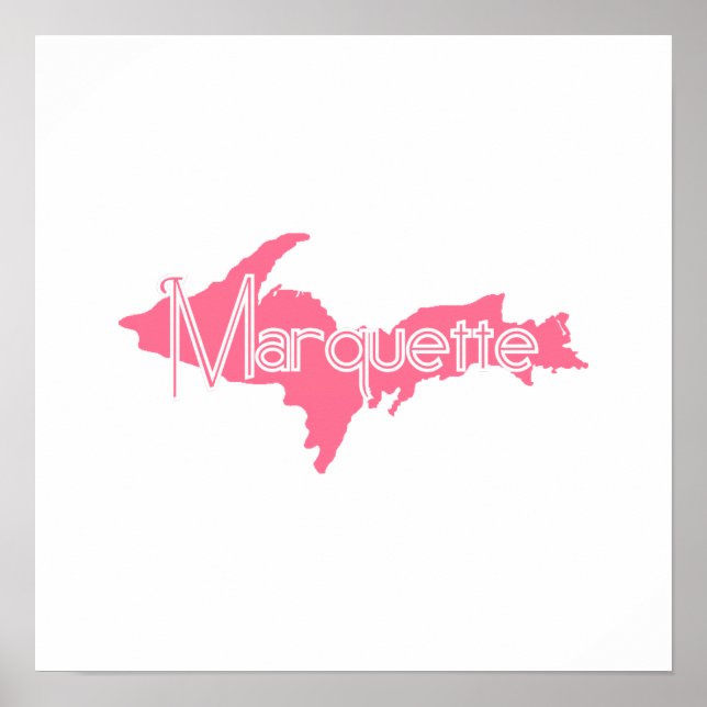 Affiches Marquette, Michigan Upper Peninsula (Devant)