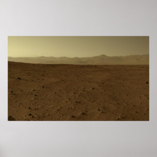 Affiches Mars Horizon via Curiosity