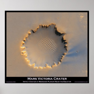 Affiches Mars Victoria Crater