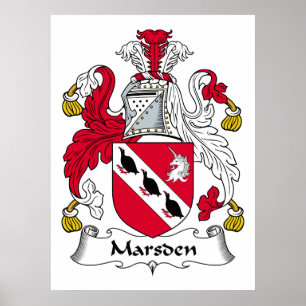 Affiches Marsden Family Crest