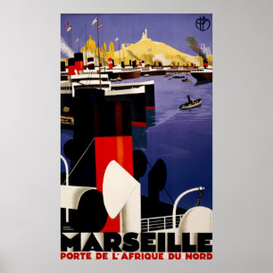 Affiches Marseille, porte de l'Afrique du nord
