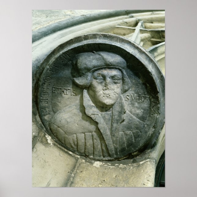 Affiches Martin Luther aged 57 with the Luther's Rose (Devant)