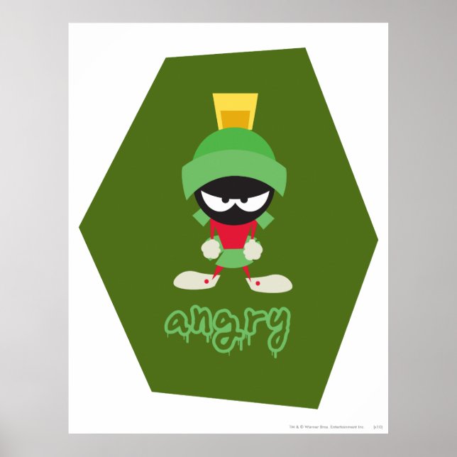 Affiches MARVIN LE MARTIAN™ Super Mad (Devant)