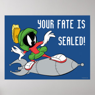 Affiches MARVIN MARTIAN™ Riding Rocket