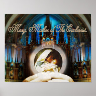 AFFICHES MARY, MÈRE DE L'EUCHARISTIE