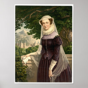 AFFICHES MARY, QUEEN OF SCOTS-PHOTOCHROM PRINT