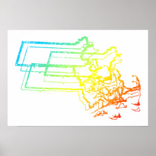 Affiches masachusetts refroidissement flur