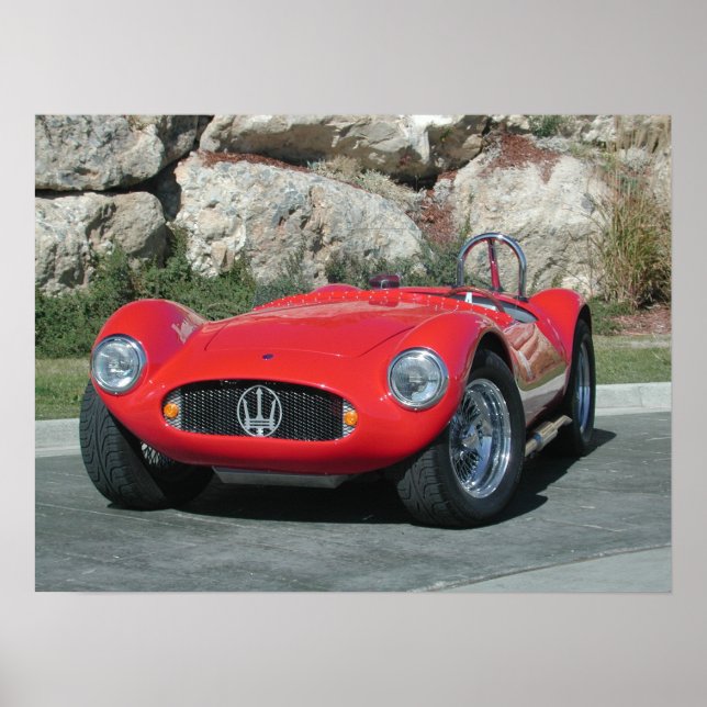 Affiches Maserati A6GC5 Roadster 1955 (Devant)