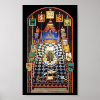 Affiches Masonic Royal Arch Tracing Board - Moyen
