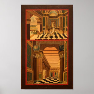 Affiches Masonic Tracing Board - Fellow Craft 2