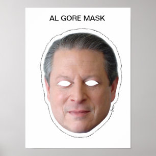 Affiches Masque Al Gore