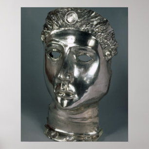 Affiches Masque d'argent, romain, 1ère moitié du 3ème siècl