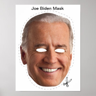 Affiches Masque de Joe Biden Halloween