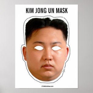Affiches Masque de l'ONU de Kim Jong