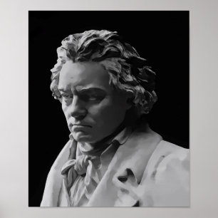AFFICHES MASQUE DE MORT DE BEETHOVEN