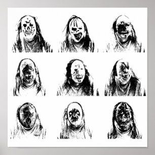 Affiches Masques déplaisants